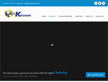 Tablet Screenshot of karmathnepal.com